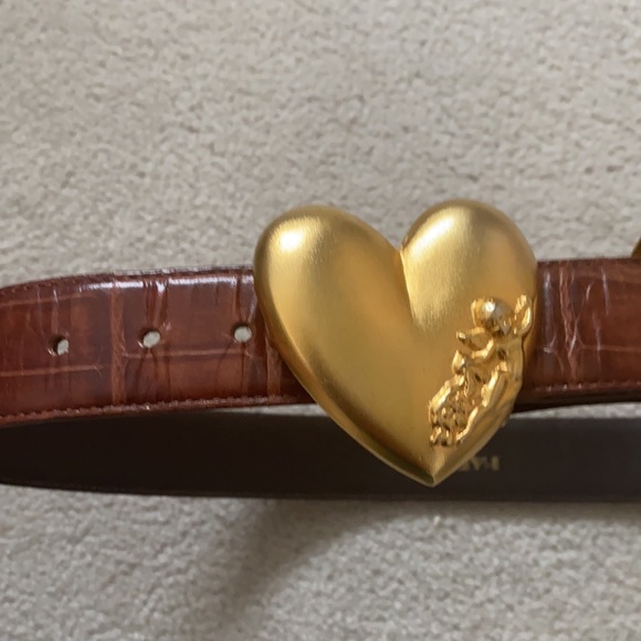 Vintage Hartnell Cupid alligator Calfskin belt - Picture 9 of 9